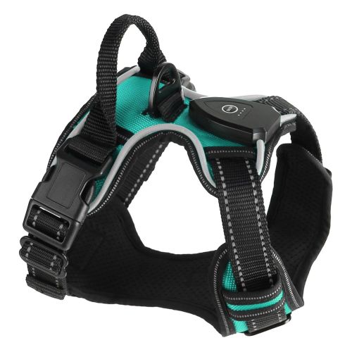 Light Up Dog Harness Rechargeable LED Dog Harness No Pull Lighted Dog Vest with Handle for Small/Medium/Large Dogs Light Up Dog Harness Rechargeable LED Dog Harness No Pull Lighted Dog Vest with Handle for Small/Medium/Large Dogs